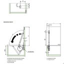 Ver imagem 3 de Articulador de Abertura Vertical 7kg Slow Multi Cinza Claro Fgvtn Kit