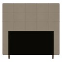 Ver imagem 1 de Cabeceira Cama Box Casal Queen Size Leiria 160cm Suede Bege - Desk Design