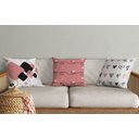 Ver imagem 1 de CAPA PARA ALMOFADA TRIO PRINT 3 PEÇAS:Corações