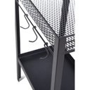 Ver imagem 4 de Bar Carrinho em Aço 2 Prateleiras 3 Ganchos com Rodízios Guarujá 