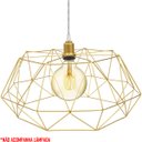 Ver mais imagens de Pendente Aramado Estádio Grande Cabo Cristal 2M Luminária Lustre Teto Moderno Retrô Vintage Agp Agp