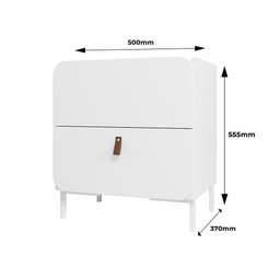 Balcão 2 gavetas 1 prateleira BDI 11 Linha Bossa – BRV Móveis - 3