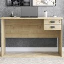 Ver imagem 2 de Mesa Para Escritorio 120x74 2 Gavetas 127073 Nature Mobel