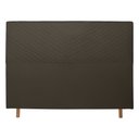 Ver imagem 2 de Cabeceira Cama Box Casal Viena 140 Cm Suede Marrom - MV Estofados Shop