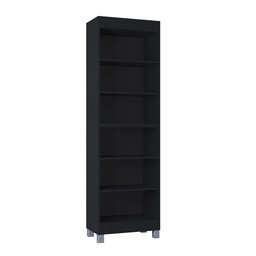 Armário Multiuso Versati Preto com 2 Portas para Lavanderia com Design Moderno Poquema - 7
