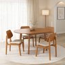 Kit Mesa de Jantar Extensível Redonda Tarsila e 4 Cadeiras Jandaia CabeCasa MadeiraOriginals - 2