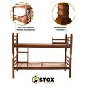 Ver imagem 3 de Beliche Reforçada 100% em Madeira Maciça Cor Imbuia