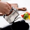 Ver imagem 4 de Mini Bule Inox 280ml Vintage Leiteira Tampa para Café Chá