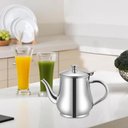 Ver imagem 2 de Mini Bule Inox 280ml Vintage Leiteira Tampa para Café Chá
