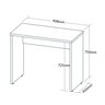 Escrivaninha Mesa Escritório Pequena 90,8cm Mary Home Office - 4