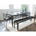 Ver imagem 1 de Banco em Aço sem Enconsto 4 Lugares Rio 