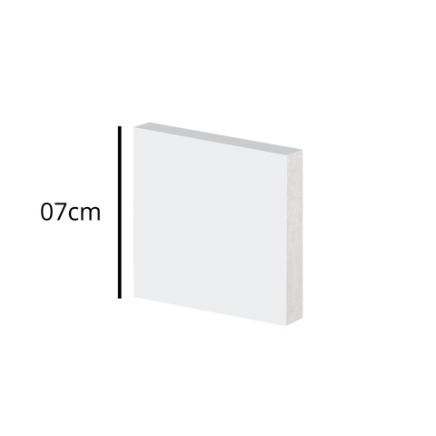 Guarnição Poliestireno 07cm Liso 40007 Arquitech
