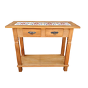 Ver imagem 1 de Aparador em Madeira De Demolição com Detalhes em Ladrilho Sudeste Rústico