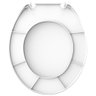 Assento Sanitário Sabara Diamantina Oval Branco - 5
