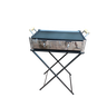Fogão Inox a Álcool 2 Bocas com Chapa e Pé Mesa Dobrável - 1