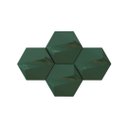 Ver imagem 1 de Revestimento Hexagonal 3d - Ferro Fluid - Montizi:verde Capitolio