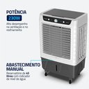 Ver imagem 3 de Climatizador Mondial Pro 45l 230w Cl-45l Branco com Cinza 110v