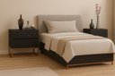 Ver imagem 1 de Kit 2 Mesas P/ Cabeceira 60cm Industrial Base Cobre:preto