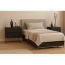 Ver imagem 1 de Kit 2 Mesas P/ Cabeceira 60cm Industrial Base Cobre:preto