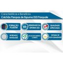 Ver imagem 4 de Colchão Solteiro Espuma D23 Pasquale Clean (88x188x14) - Paropas