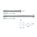 Ver imagem 2 de Sifão Tubo Extensivo Universal Blukit Cromado 70cm