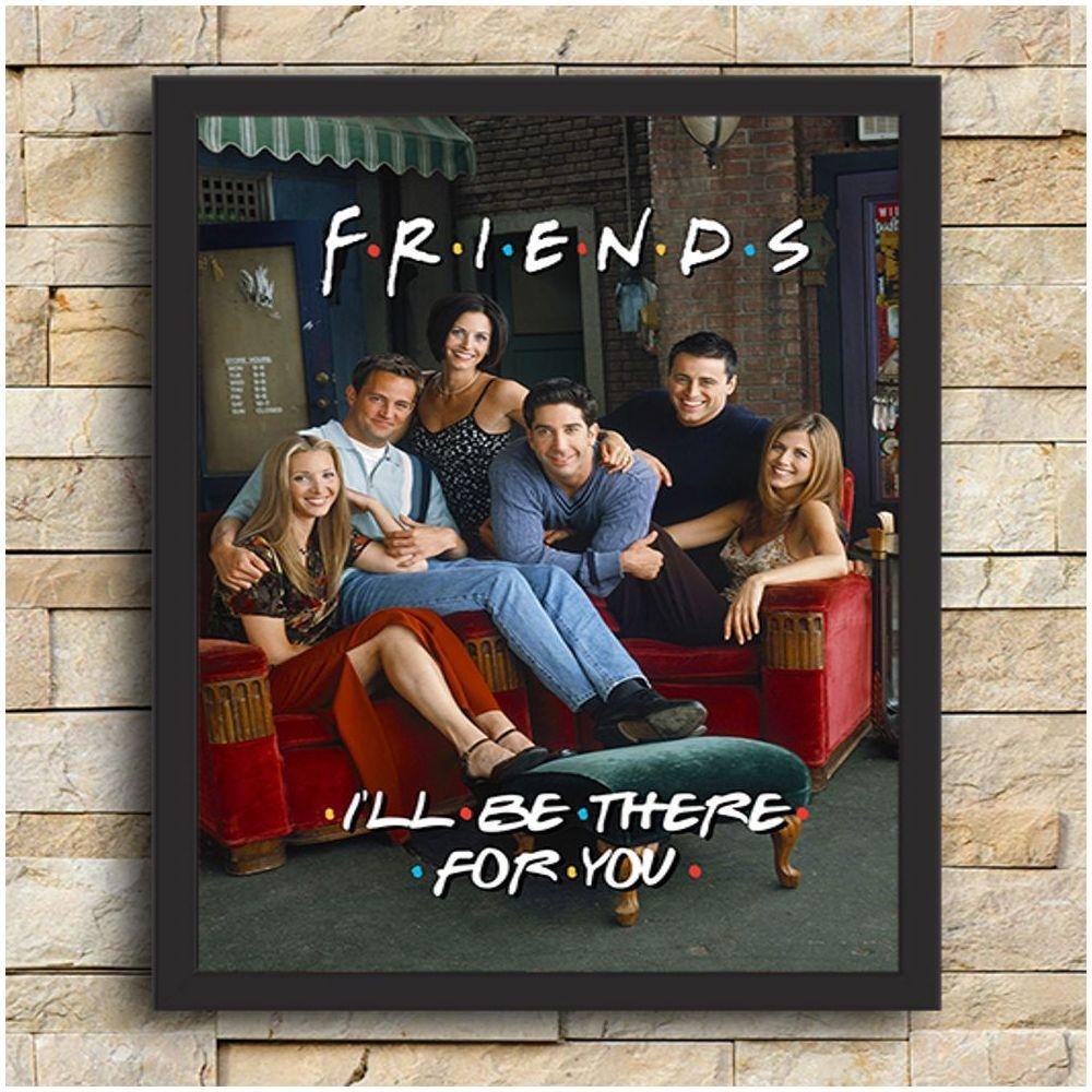 絵画 friends Quadro Com Moldura - Friends: I'Ll Be There For You - Grande