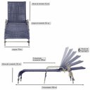 Ver imagem 2 de 2 Espreguiçadeiras Reclinavel Catar Fendi Corda Nautica Trama Original