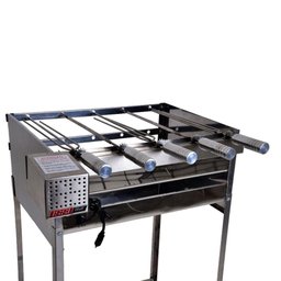 Churrasqueira Giratória 5 Espetos Issi Grill Inox Bivolt - 7