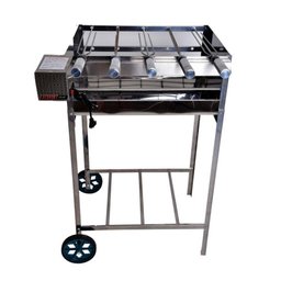 Churrasqueira Giratória 5 Espetos Issi Grill Inox Bivolt - 4