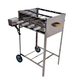 Churrasqueira Giratória 5 Espetos Issi Grill Inox Bivolt - 3