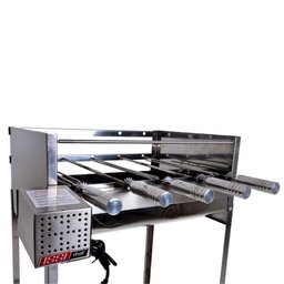 Churrasqueira Giratória 5 Espetos Issi Grill Inox Bivolt - 6