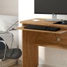 Mesa para Computador Escrivaninha Vicenza com 1 Gaveta e Rodízios Amêndoa - Fabrica 1 Móveis - 3