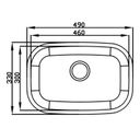 Ver imagem 2 de Cuba para Cozinha Pia Inox N1 46x30x11cm com Válvula Ghelplus