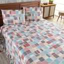 Ver imagem 2 de Colcha Casal Queen Babado Laila 3 Peças Estampa 01