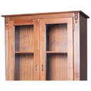 Ver imagem 1 de Cristaleira Lateral com Portas de Vidro Imbuia Verniz
