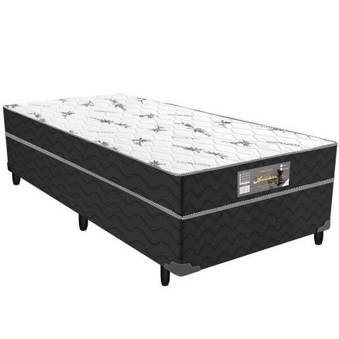 Cama Box Conjugada Solteiro Mola Ensacada 88x188x43