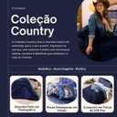 Ver imagem 3 de Kit Edredom Casal Padrão Country com Almofadas Estampadas 07 Peças - Dupla Face Percal 300 Fios