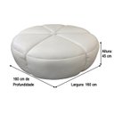 Ver imagem 5 de Puff Decorativo Tangerina 1,60x0,45 Branco Alpoim