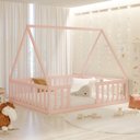 Ver imagem 1 de Cama Queen Montessoriana Valentina Rosa