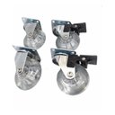 Ver imagem 1 de Jogo 4 Rodízios Rodinha Giratória 2 com Freio 50Mm