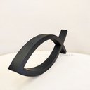 Ver imagem 3 de Estatueta Peixe - Decoração Imagem Religiosa, Artigo Casa, Enfeite de Mesa - Cor: Preto