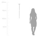 Ver imagem 6 de Pendente Tubo Cilindro Branco 50cm + Led Mr11 2700K St642