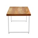 Ver imagem 3 de Mesa Industrial para Área Gourmet Madeira Maciça Bernardo com Ferragem 1,30m Branco