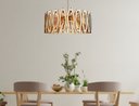 Ver imagem 2 de Luminária Teto tipo Pendente JADE MDF - Completa - Bola
