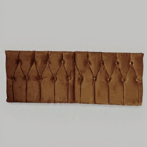 Cabeceira Cama Box Solteiro Leticia 160cm Suspensa Retangular Marrom