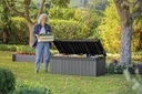Ver imagem 5 de Baú Armazenamento Keter Darwin 380l Externo Resistente À Chuva e Sol
