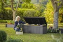 Ver mais imagens de Baú Armazenamento Keter Darwin 380l Externo Resistente À Chuva e Sol