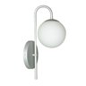 Arandela Luminária Quarto Globo 12 cm Moderno Prata Fosco BF Decor - 2