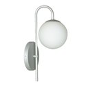Ver imagem 2 de Arandela Luminária Quarto Globo 12 cm Moderno Prata Fosco BF Decor