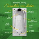 Ver imagem 6 de Banheira Retangular Paraty Completa com Hidro em Acrílico - 1.60x0.80x0.40 - 127v